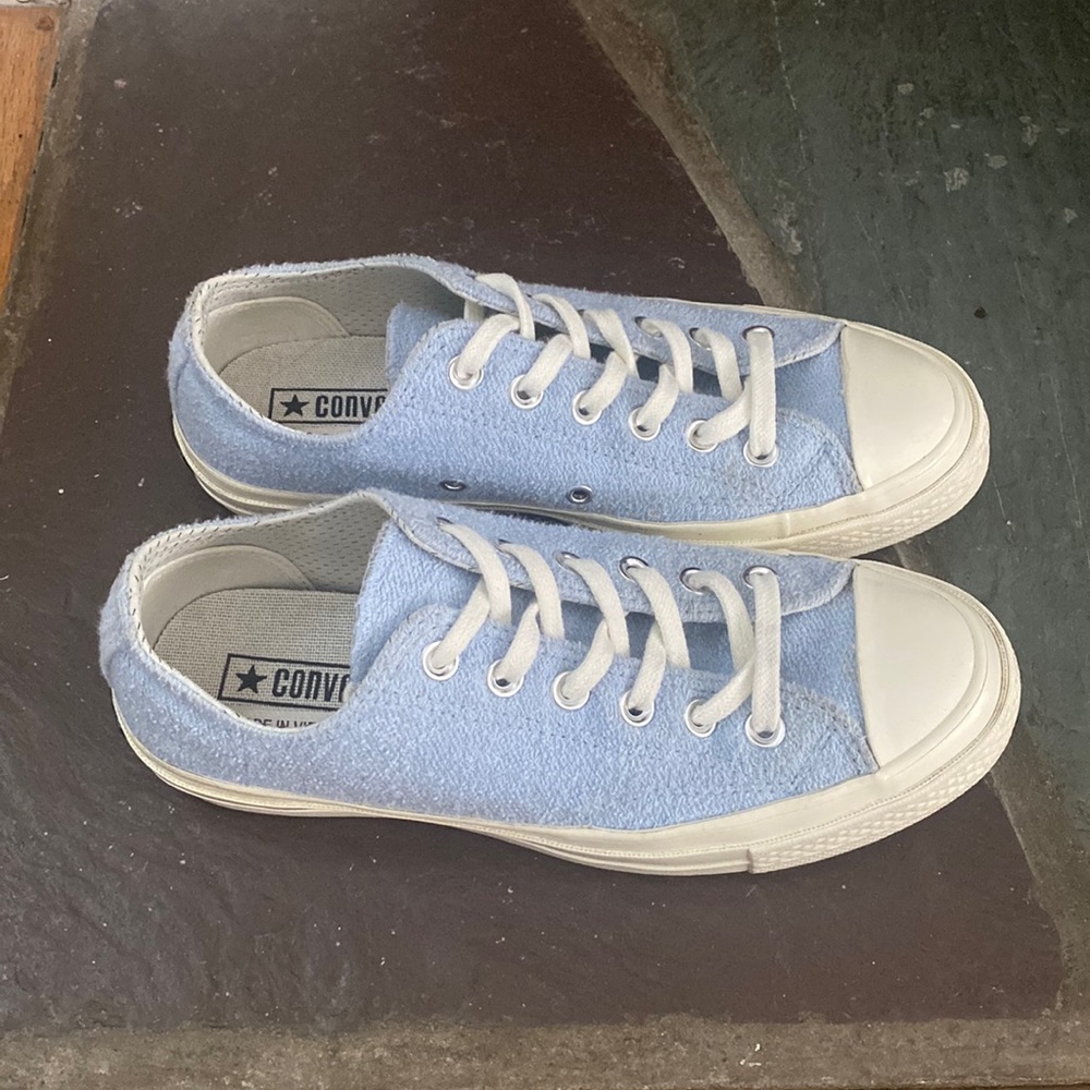 Converse Light Blue and White Women's Shoes
